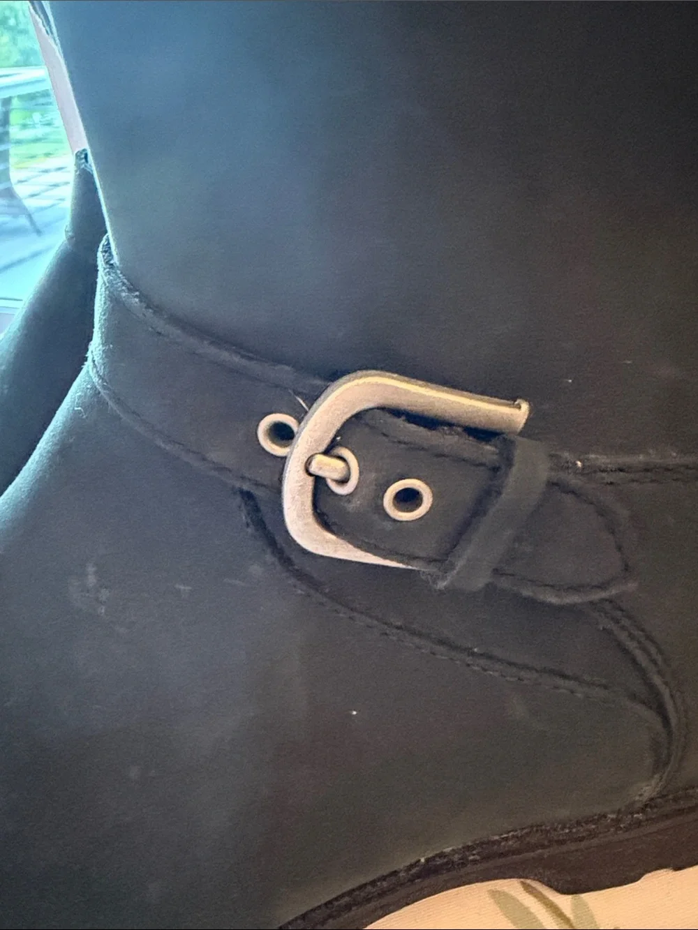 UGG Daleane Convertible Boot Size 7.5 Like New Black Leather